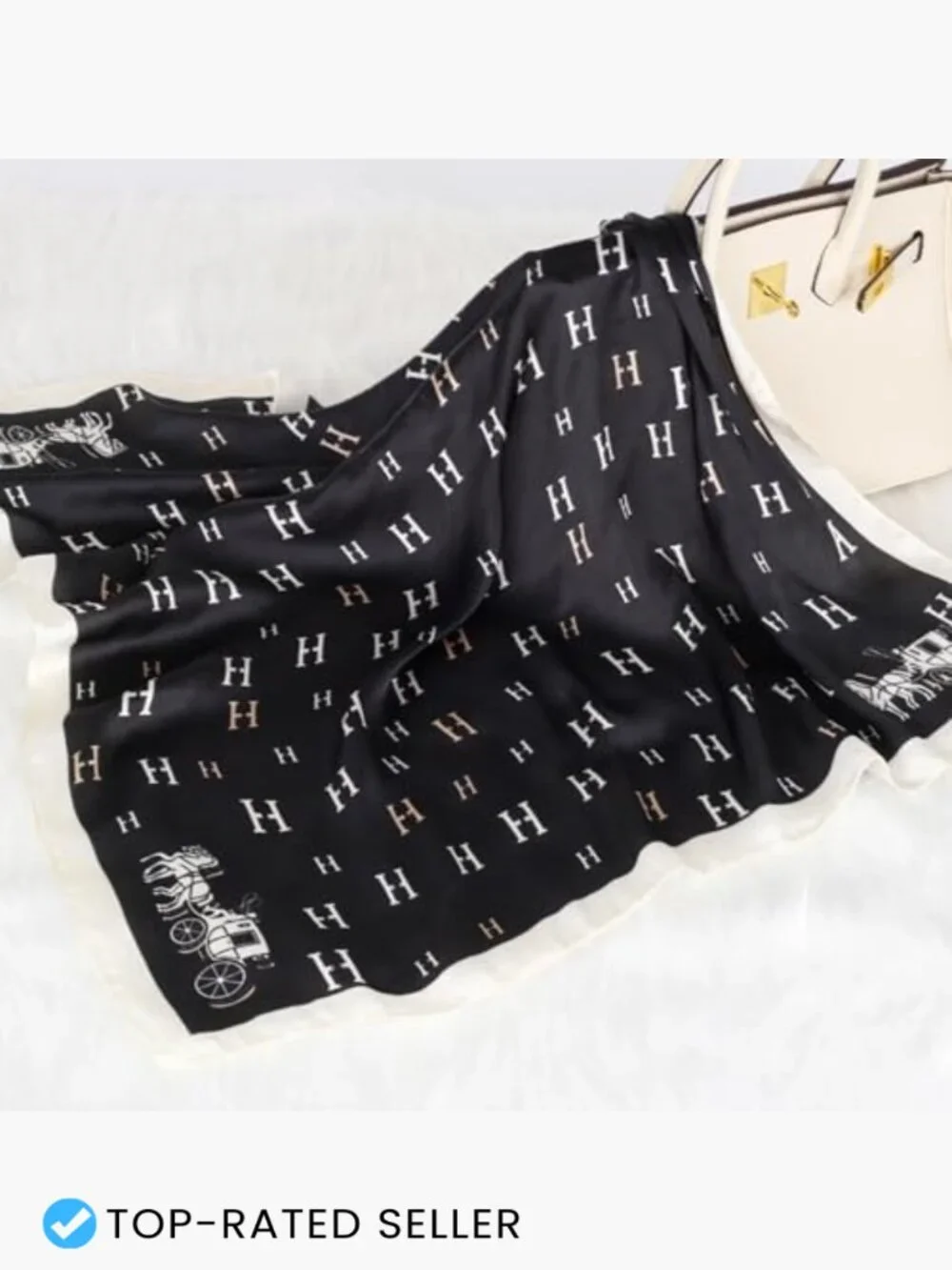 Silk Satin Head Scarf Bandana Hair Wrap Neck Scarf Square 27.5x27.5